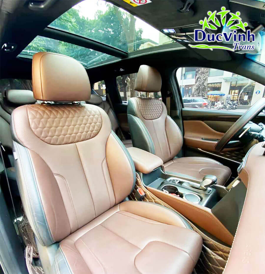 Nội thất xe Hyundai Santafe 7 chỗ