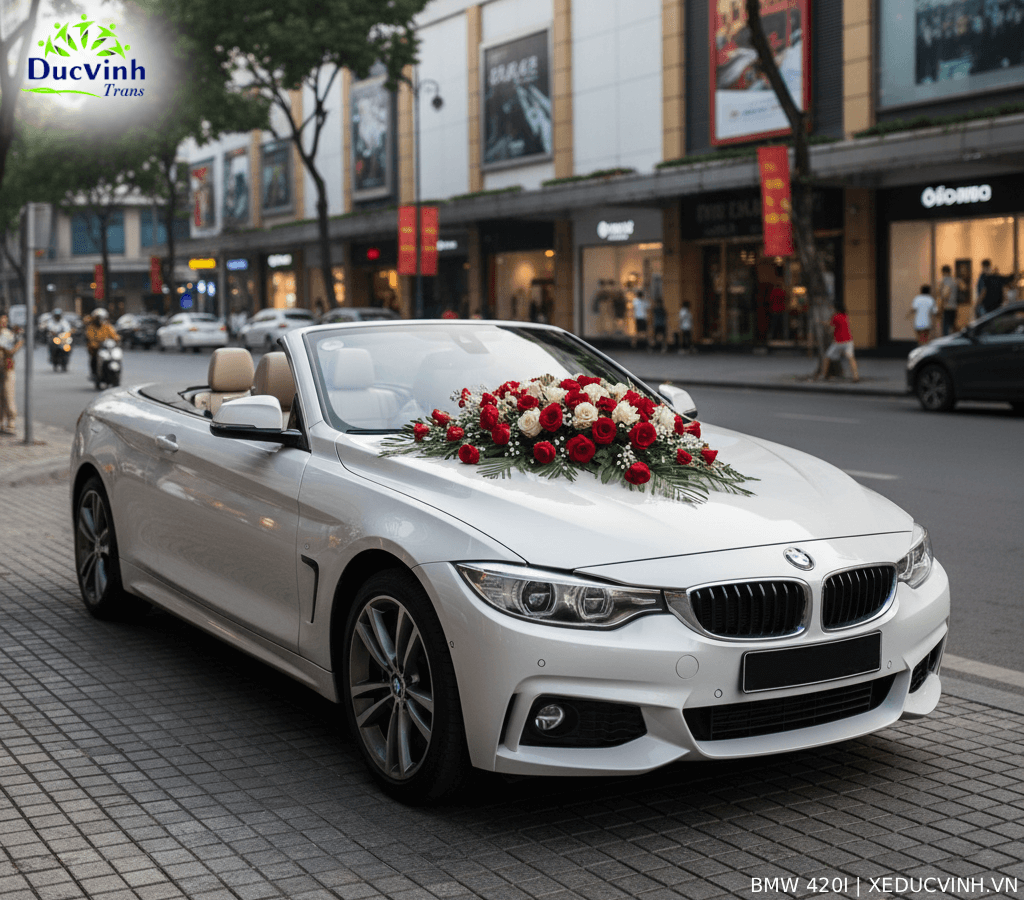 Cho Thuê Xe Cưới BMW 420i Mui Trần