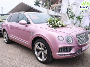 Cho Thuê Xe Cưới Bentley Bentayga Siêu Sang
