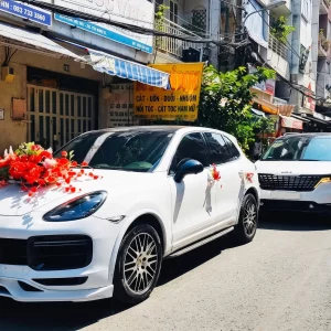 Cho Thuê Xe Cưới Porsche Cayenne Hạng Sang