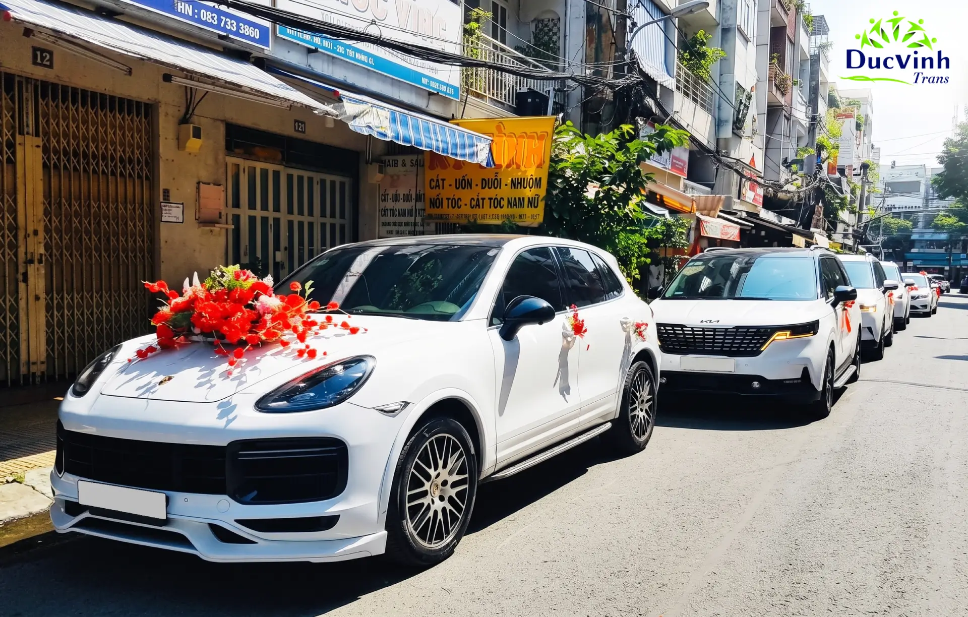 Cho Thuê Xe Cưới Porsche Cayenne Hạng Sang