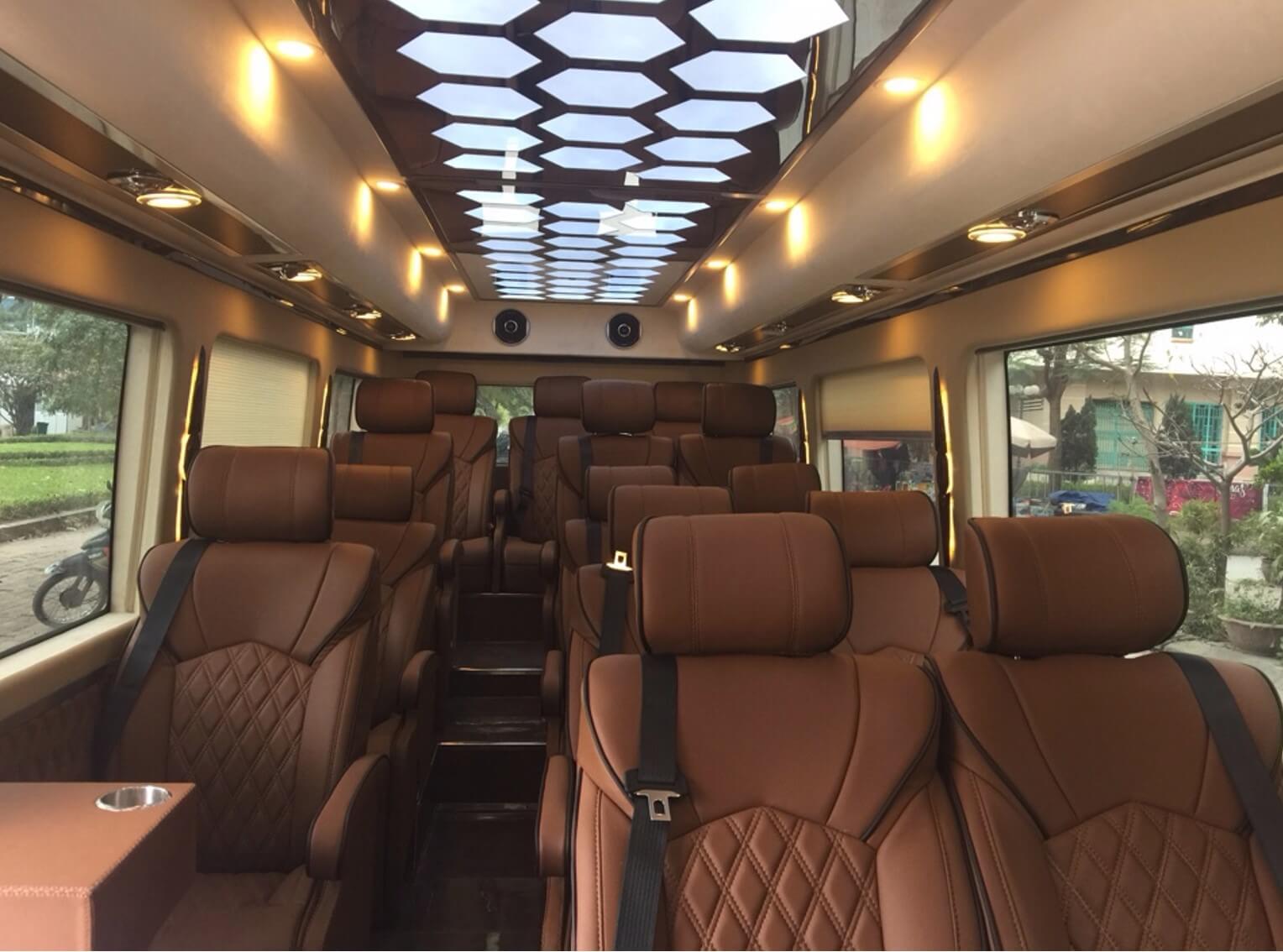 Nội thất Xe Dcar Limousine 14-17 Chỗ County